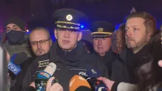Tisková konference policejního prezidenta a ministra vnitra