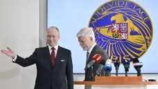 Michal Koudelka a Petr Pavel v sídle BIS